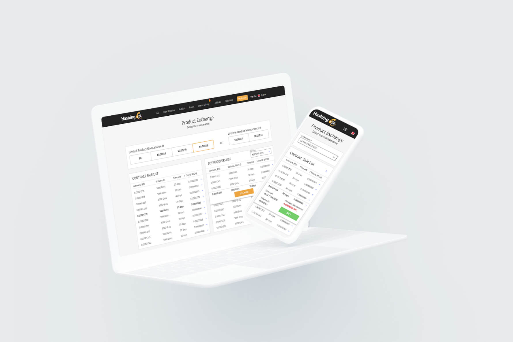 Bitcoin Cloud Mining with Most Advanced ASICs | Hashing24